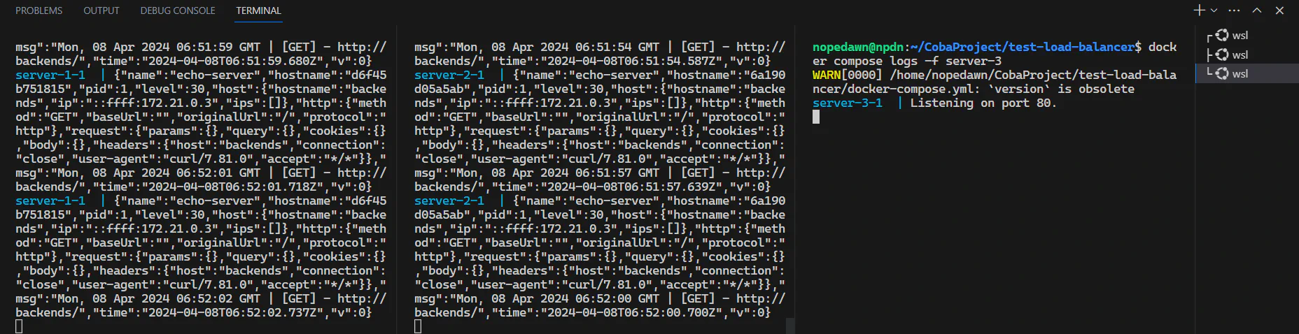 Terminal Logs 2